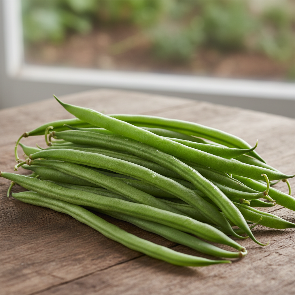Haricots verts frais
