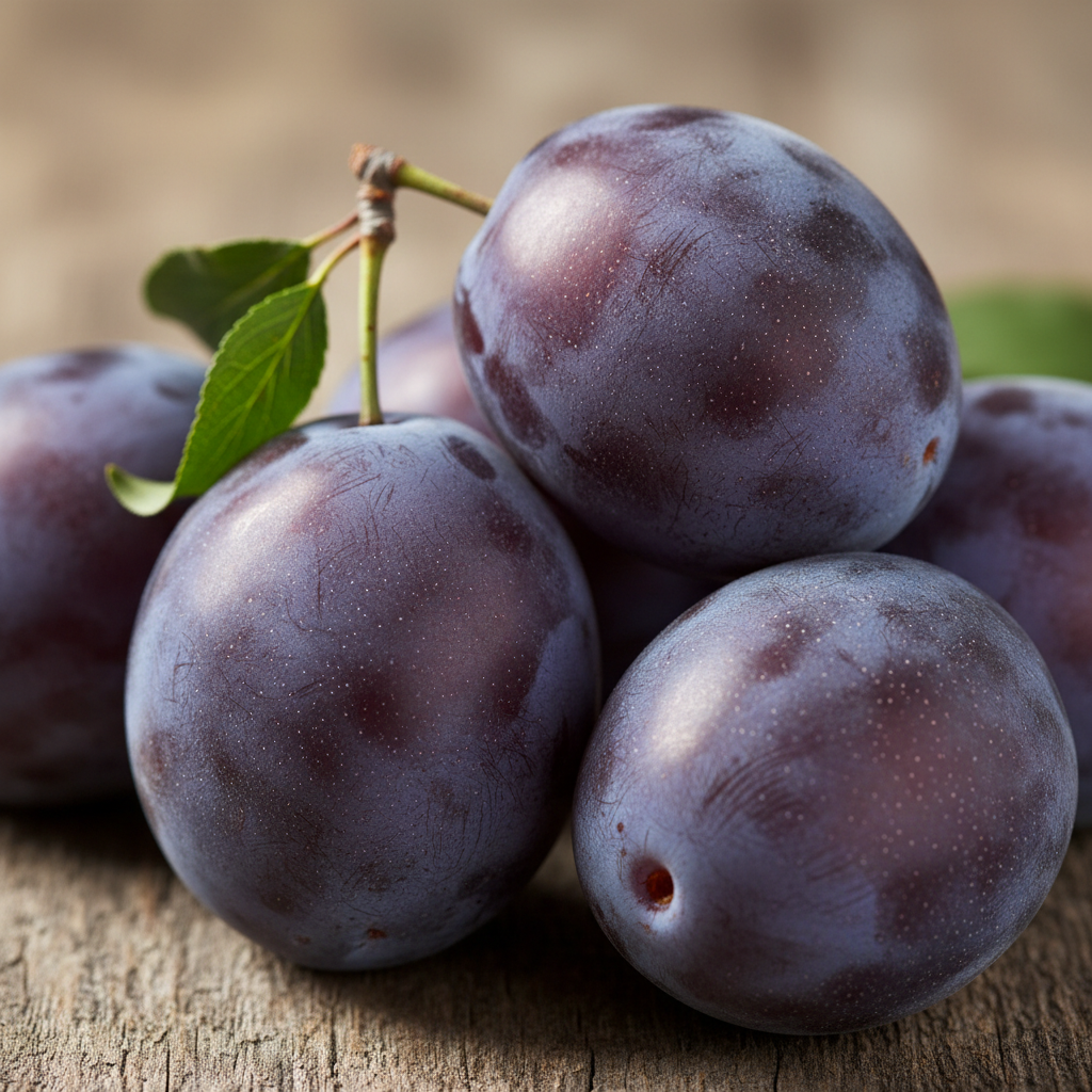 Prunes fraîches